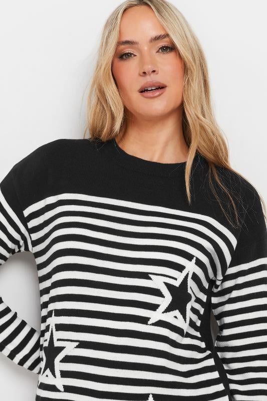 LTS Tall Black Star & Stripe Print Jumper | Long Tall Sally 4