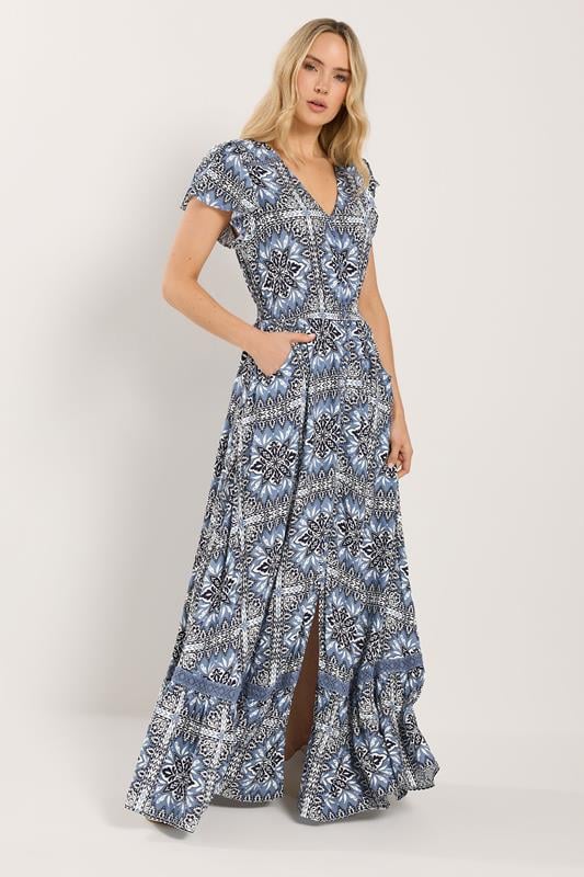 knee length dresses for ladies Mediterranean Maxi Dress – Miss Scarlett Boutique main image 0