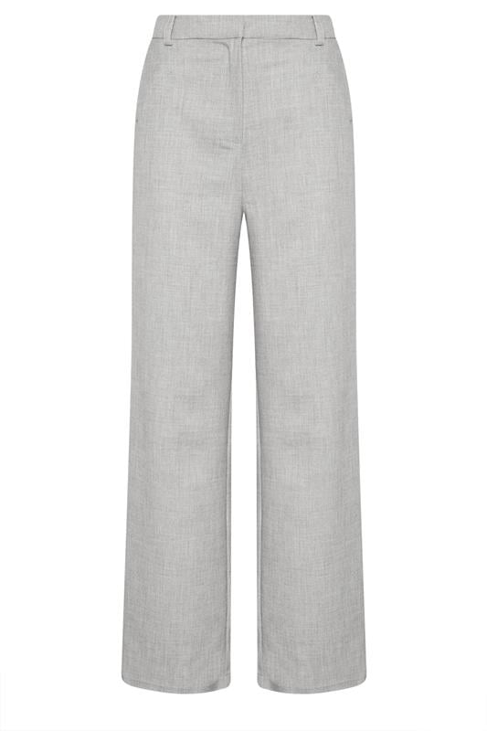 LTS Tall Women's Light Grey Tailored Wide Leg Trousers | Long Tall Sally 6