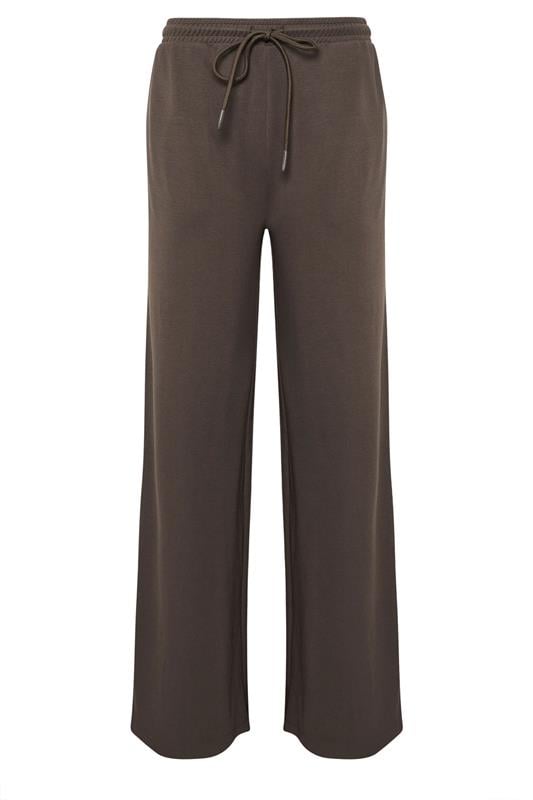 Tall  LTS Tall Chocolate Brown Premium Wide Leg Trousers