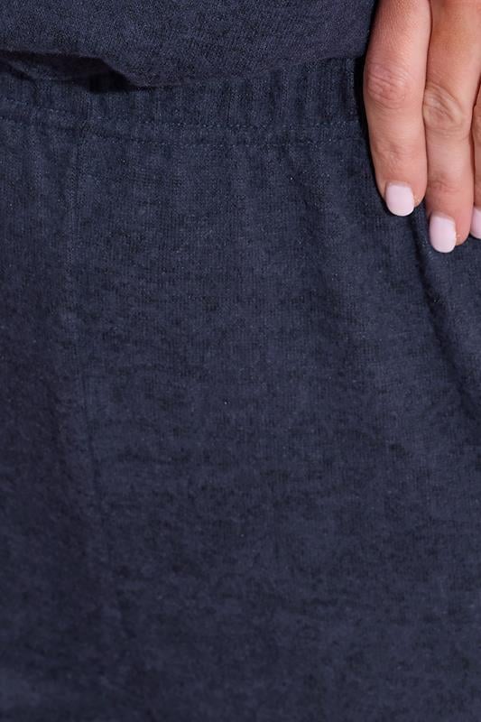 LTS Tall Navy Blue Soft Touch Wide Leg Trousers | Long Tall Sally 4