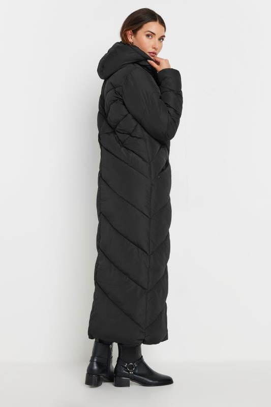 LTS Tall Women's Black Padded Maxi Coat | Long Tall Sally 3