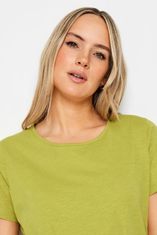 LTS Tall Womens Lime Green Cotton T-Shirt | Long Tall Sally 4