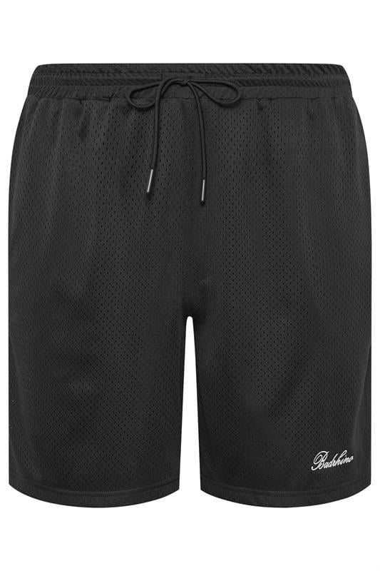 BadRhino Big & Tall Black Lightweight Mesh Shorts | BadRhino 3