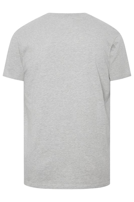 BadRhino Big & Tall Grey Distressed Graphic T-Shirt | BadRhino 7