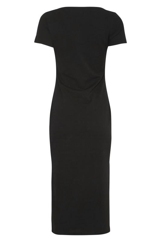 Tall Women's LTS Black Cut Out Neck Midi Dress | Long Tall Sally 7