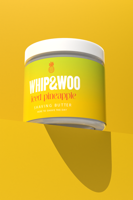 Iced Pineapple Shaving Butter | Whip&Woo 4