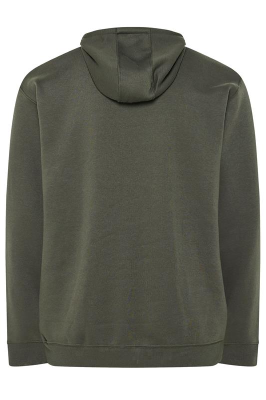 FIRETRAP Big & Tall Khaki Green Hawk Hoodie | BadRhino 2