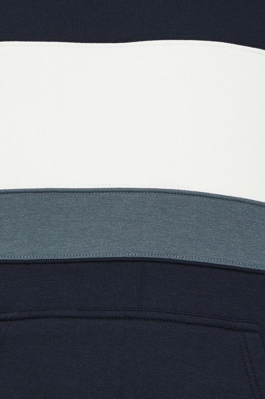 BadRhino Big & Tall Navy Blue Cut & Sew Hoodie | BadRhino 7