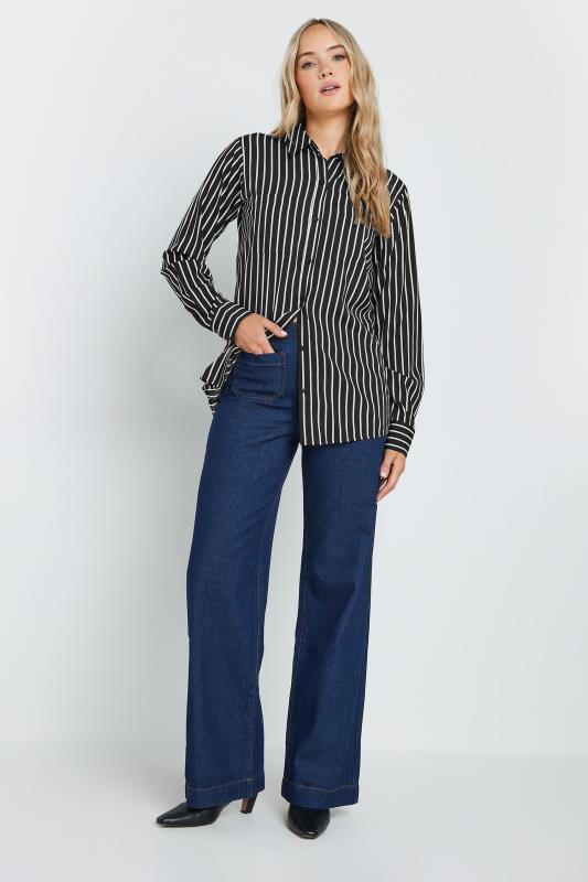 LTS Tall Black Striped Long Sleeve Shirt | Long Tall Sally 3