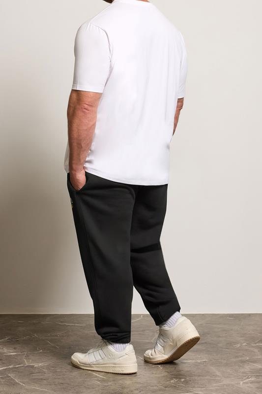 BadRhino Big & Tall Black Worldwide Print Joggers | BadRhino 3