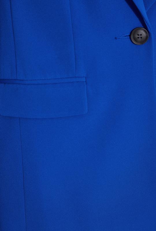 LTS Tall Women's Cobalt Blue Scuba Crepe Tailored Blazer | Long Tall Sally  5
