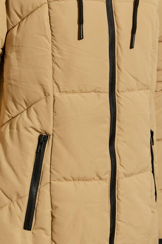 LTS Tall Womens Light Brown Maxi Puffer Coat| Long Tall Sally 5