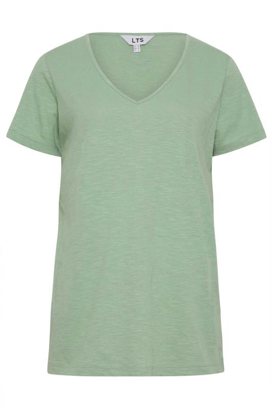 LTS Tall Womens 3 PACK Sage Green & Pink V-Neck T-Shirts | Long Tall Sally 9
