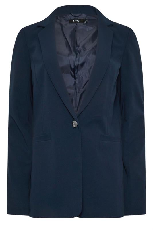 LTS Tall Women's Navy Blue Tailored Blazer | Long Tall Sally 5