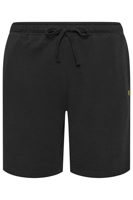 LYLE & SCOTT Big & Tall Black Jogger Shorts | BadRhino 2