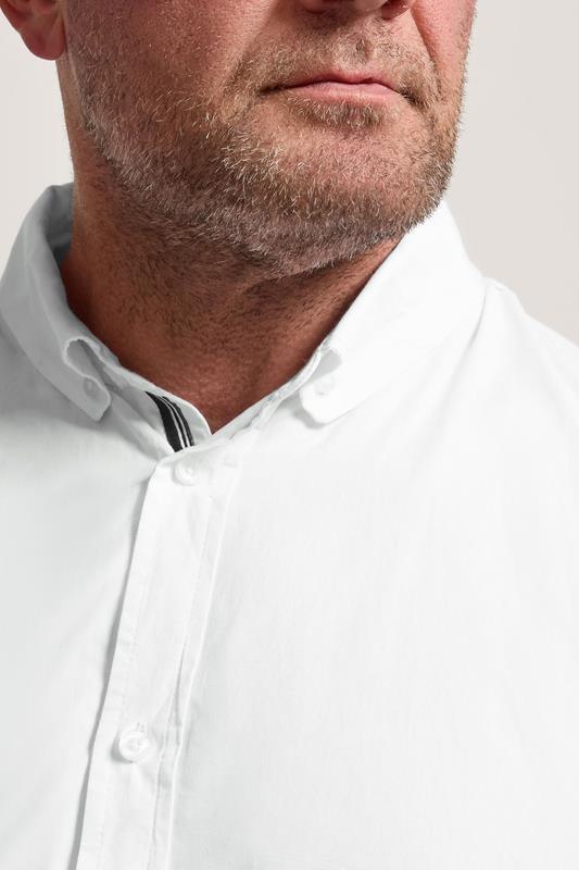 BadRhino Big & Tall 2 PACK White Long Sleeve Poplin Shirts | BadRhino 6