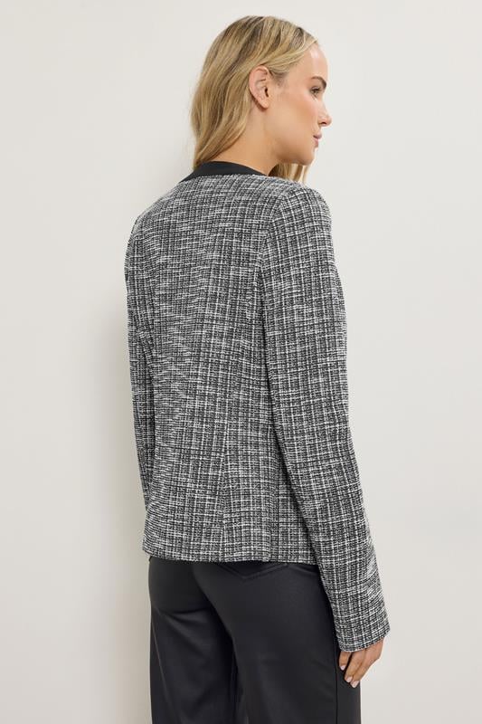 LTS Tall Black Boucle Jacket | Long Tall Sally 3