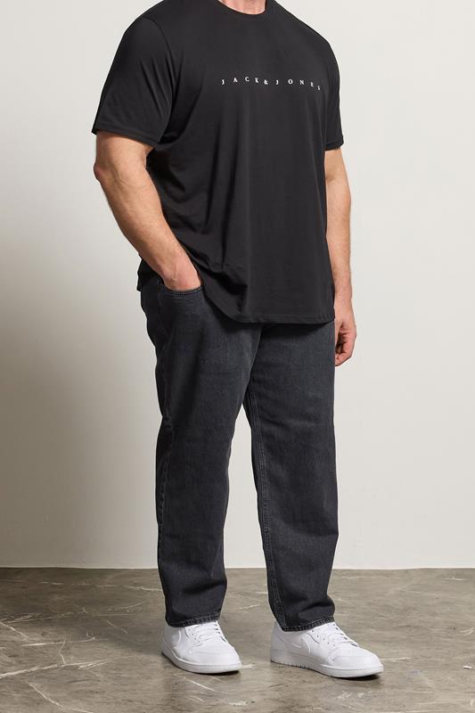 JACK & JONES Big & Tall Black Jeans | BadRhino 1