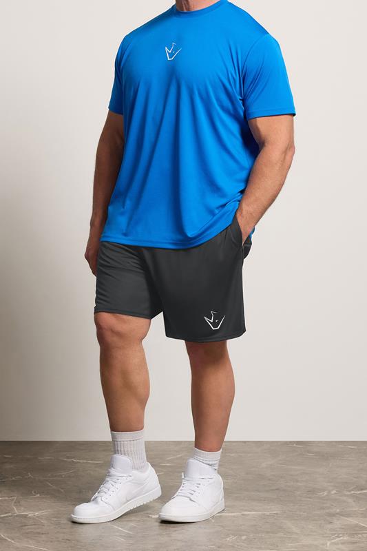 IronRhino Big & Tall Black Lightweight Performance Shorts