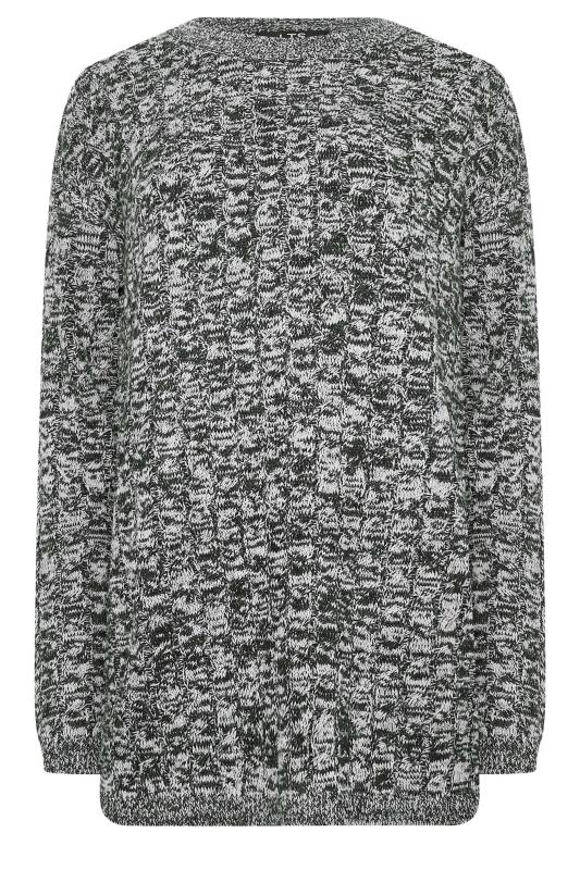 LTS Tall Black & White Cable Knit Jumper | Long Tall Sally 6