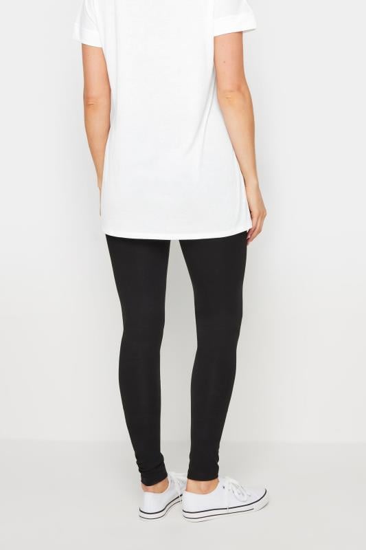 LTS PREMIUM Tall Black Cotton Leggings | Long Tall Sally 3