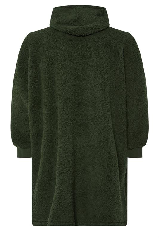 BadRhino Big & Tall Dark Green Blanket Hoodie | BadRhino 5
