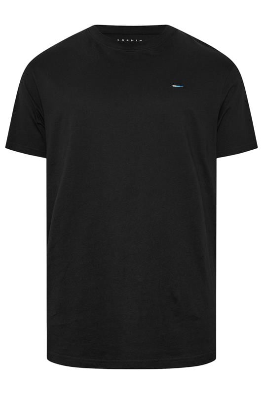 BadRhino Big & Tall Black Relaxed T-Shirt | BadRhino 1
