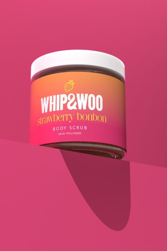 Strawberry Bonbon Body Scrub | Whip&Woo 1