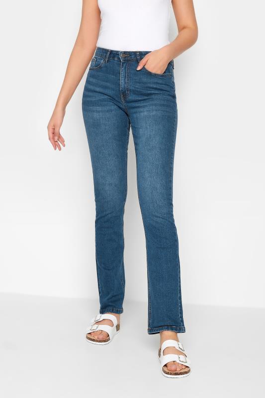 LTS Tall Women's Mid Blue MIA Slim Leg Jeans | Long Tall Sally 2