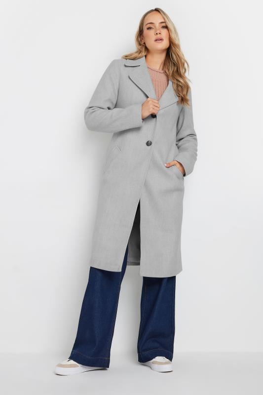 Tall  LTS Tall Grey Single Breasted Formal Coat