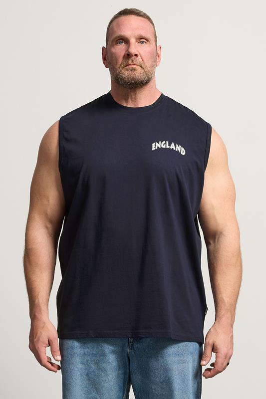 BadRhino Big & Tall Navy Blue England '66 Vest | BadRhino 1