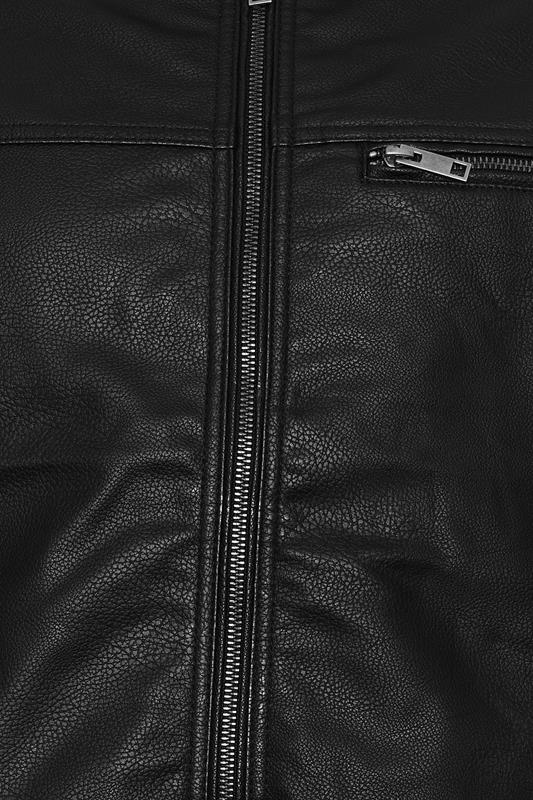 JACK & JONES Big & Tall Black Rocky Jacket | BadRhino 5