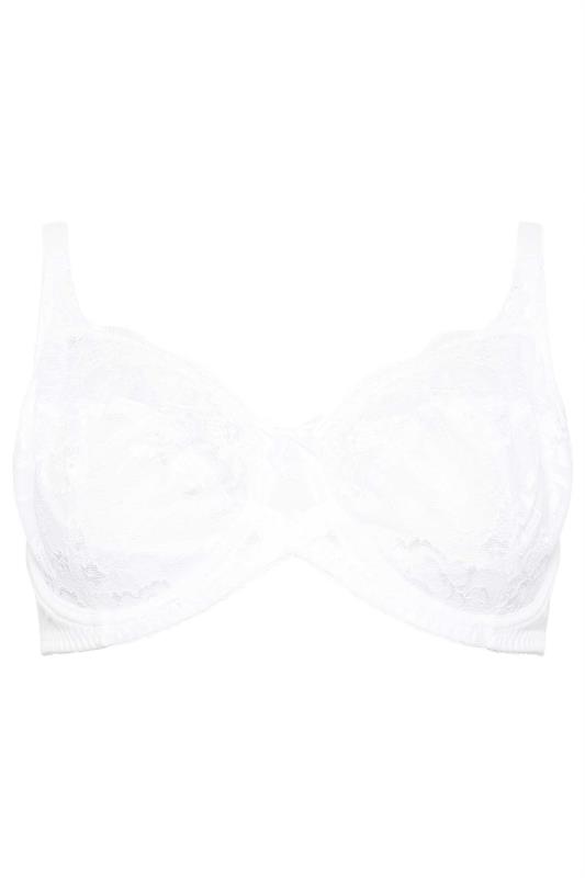 M&Co White Lace Non-Padded Floral Bra | M&Co  6