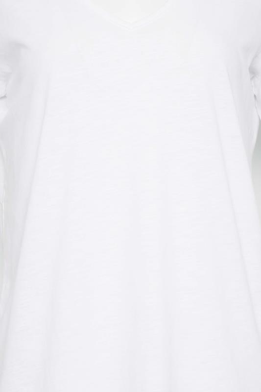 LTS Tall Women's White Short Sleeve Cotton T-Shirt | Long Tall Sally 5