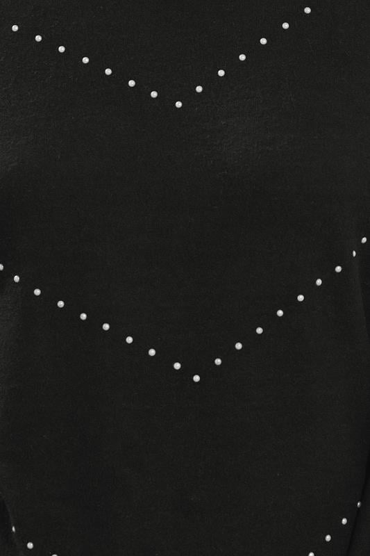 LTS Tall Black Studded Jumper | Long Tall Sally 5