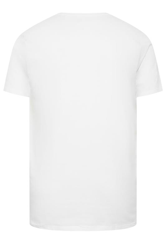 BadRhino Big & Tall 5 PACK White Extra Long Core T-Shirts | BadRhino 8
