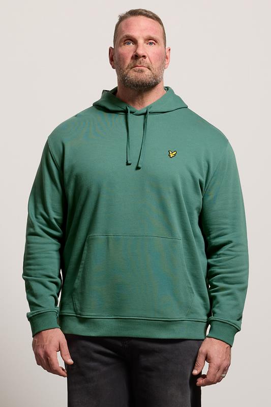  LYLE & SCOTT Big & Tall Everglade Green Hoodie