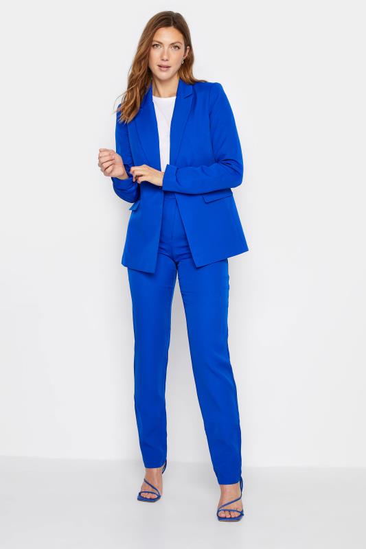 LTS Tall Women's Cobalt Blue Scuba Crepe Blazer | Long Tall Sally 2