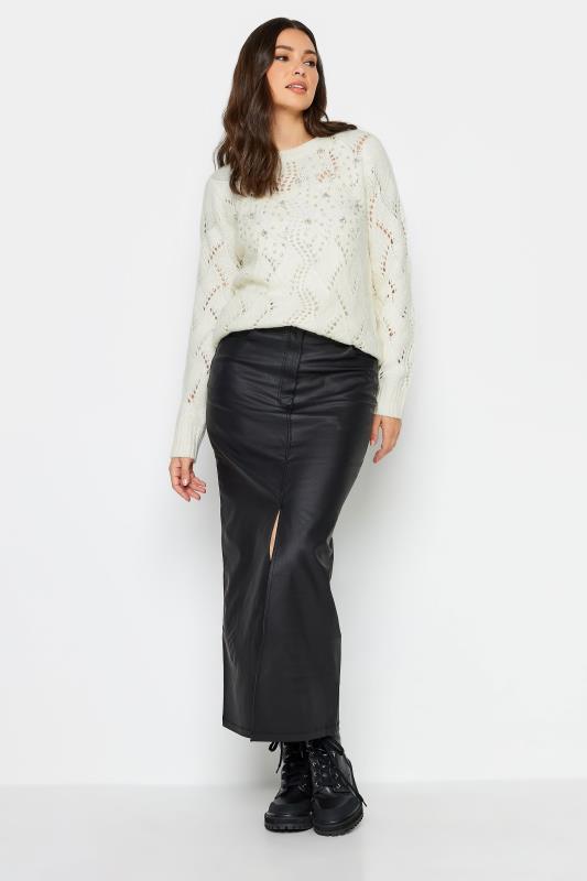 LTS Tall White Embellished Jumper | Long Tall Sally  3