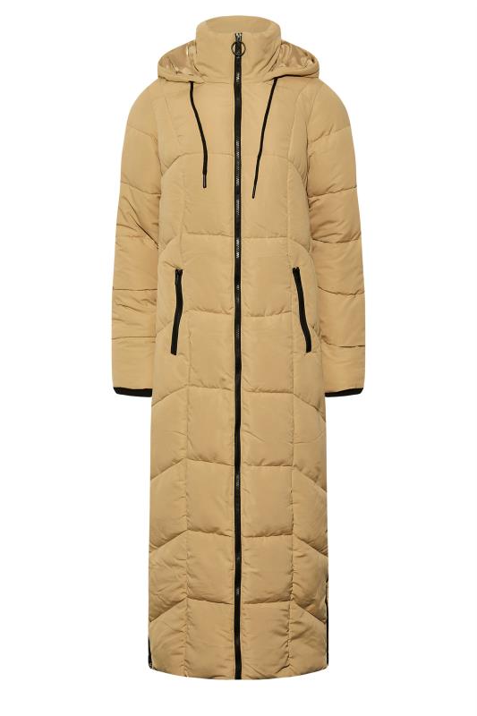 LTS Tall Womens Light Brown Maxi Puffer Coat| Long Tall Sally 6