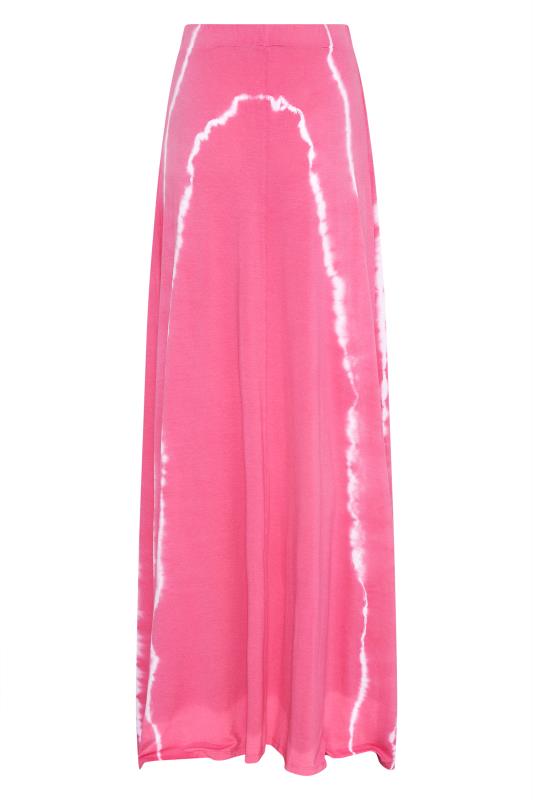 LTS Tall Women's Pink Tie Dye Maxi Skirt | Long Tall Sally  5