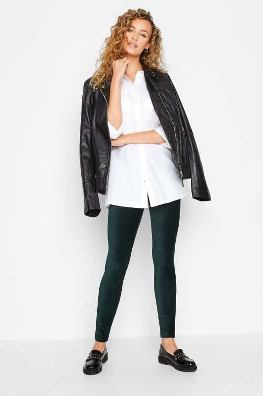 Tall Women's Green Cord Leggings