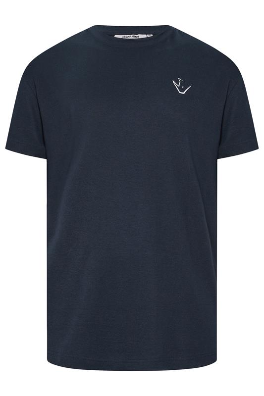 IronRhino Big & Tall Navy Blue 'Rest Day' T-Shirt | BadRhino 6