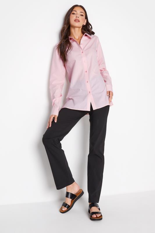 LTS Tall Women's Blush Pink Fitted Cotton Shirt | Long Tall Sally  2