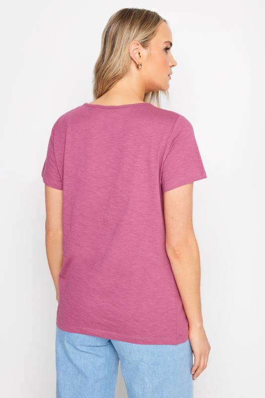 LTS Tall Womens 3 PACK Black & Pink Short Sleeve T-Shirts | Long Tall Sally 6