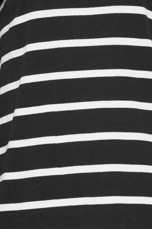 LTS Tall Women's Black Stripe Long Sleeve Cotton T-Shirt | Long Tall Sally 6