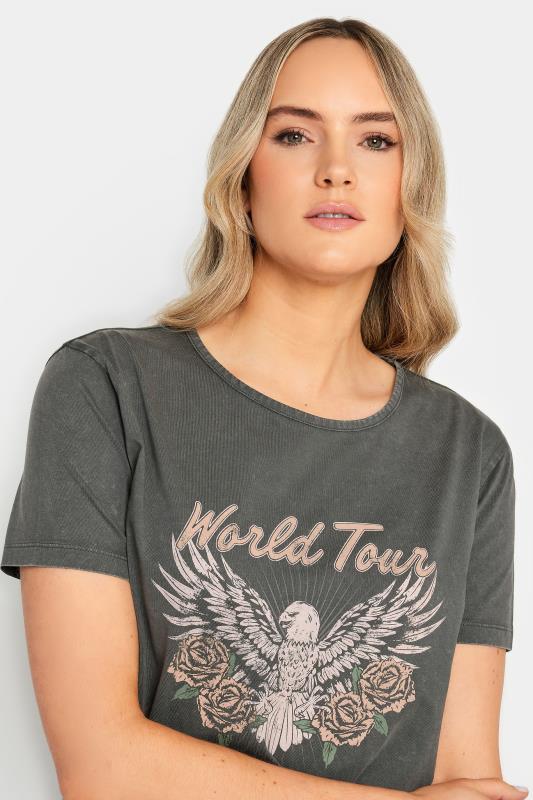 LTS Tall Womens Grey Eagle Print T-Shirt | Long Tall Sally  4