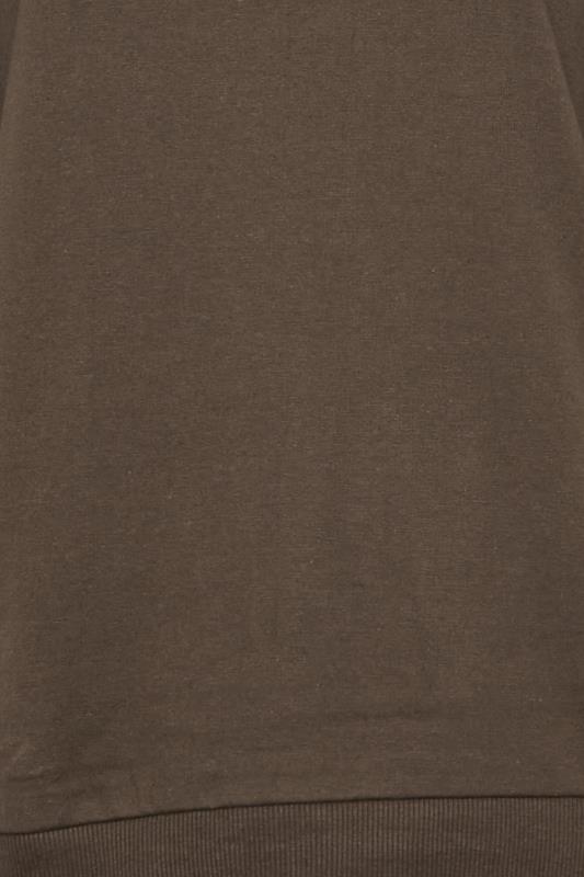 LTS Tall Chocolate Brown Long Sleeve Sweatshirt | Long Tall Sally 5