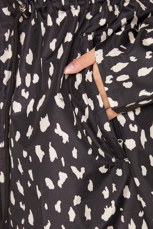 LTS Tall Women's Black Dalmatian Print Pocket Parka | Long Tall Sally  5
